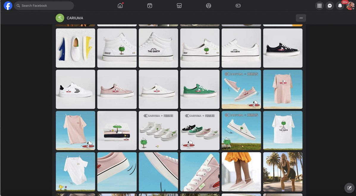 E-commerce: the range presented flat and clean, where the decision gets made
